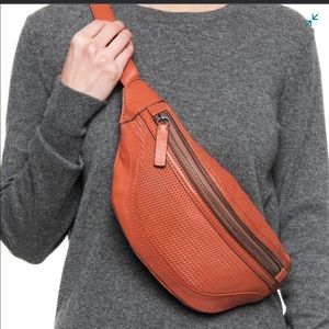 Frye Lena Perforated Leather Belt Bag